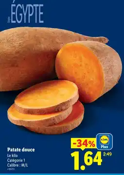 Lidl Patate douce offre
