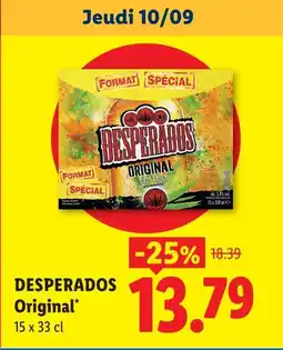 Lidl Desperados original offre