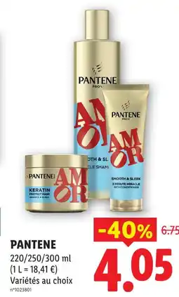 Lidl Pantene offre