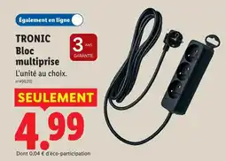 Lidl Tronic bloc multiprise offre