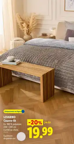 Lidl Livarno couvre-lit offre