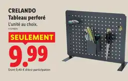 Lidl Crelando tableau perforé offre