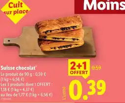 Lidl Suisse chocolat offre