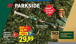 Lidl Parkside taille-haies télescopique sans fil offre