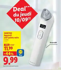 Lidl Sanitas appareil anti-points noirs offre