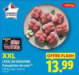 Lidl L’étal du boucher 8 paupiettes de veau offre