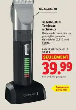 Lidl Remington tondeuse à cheveux offre