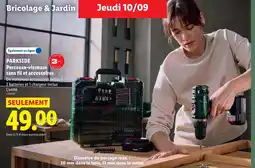 Lidl Parkside perceuse-visseuse sans fil et accessoires offre