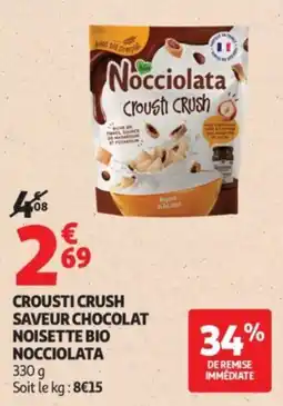 Auchan Nocciolata Crousti Crush offre