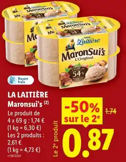 Lidl La laitière maronsui's offre