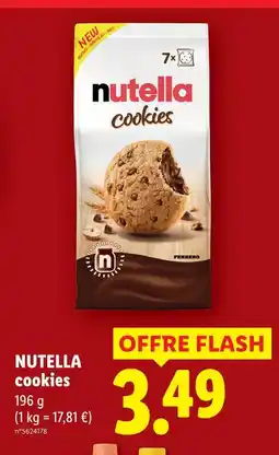 Lidl Nutella cookies offre