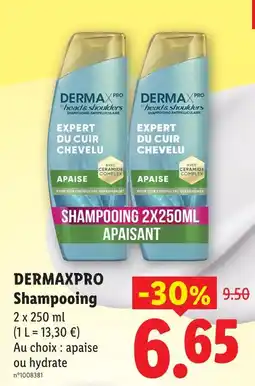 Lidl Dermaxpro shampooing offre