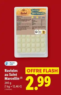 Lidl Ravioles au saint marcellin offre