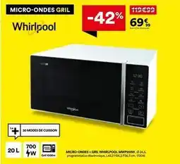 BUT Whirlpool - micro-ondes + gril offre