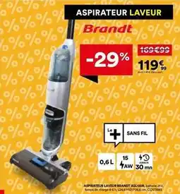 BUT Brandt - aspirateur laveur offre