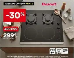 BUT Brandt - table de cuisson mixte offre