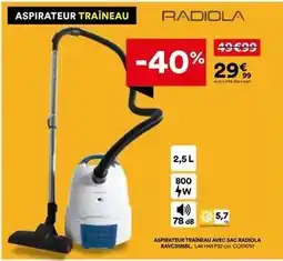 BUT Radiola - aspirateur traineau avec sac offre