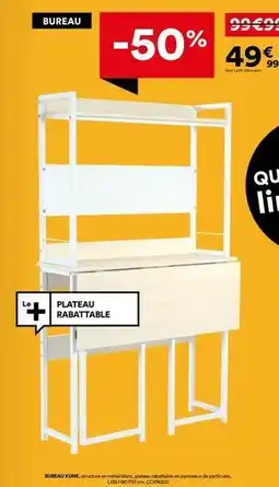 BUT Plateau fabriettable offre