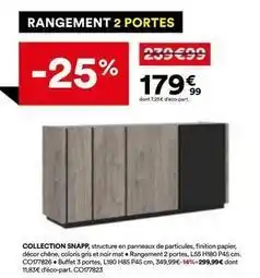 BUT Chêne - collection snapp offre