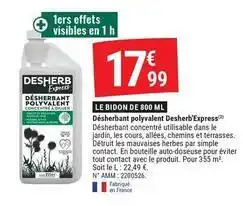 Gamm vert Desherbant polyvalent offre