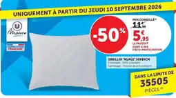 Hyper U U maison - oreiller nuage offre
