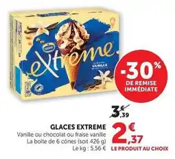 Hyper U Glaces extreme offre