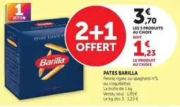 Hyper U Barilla - pates offre