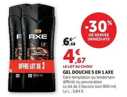 Hyper U Axe - gel douche 5 en 1 offre
