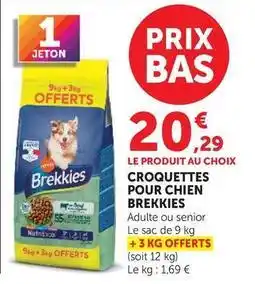 Hyper U Brekkies - croquettes pour chien offre