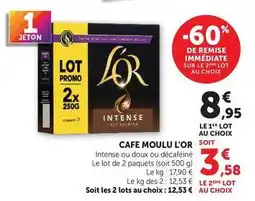 Super U L'or - cafe moulu offre