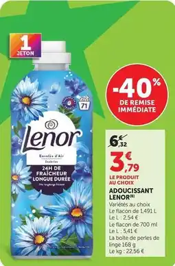 Super U Lenor - adoucissant offre