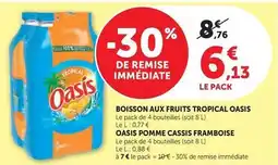 Super U Oasis - boisson aux fruits tropical offre