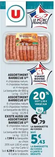 Super U U - assortiment barbecue offre