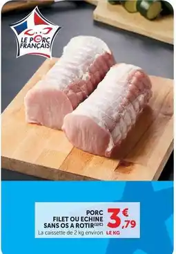 U Express Porc filet a rotir offre
