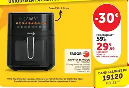 U Express Fagor - airfryer offre
