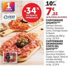 Super U Corte del gusto - chiffonnade giganta offre