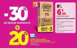 U Express Nestlé - chocolat dessert offre