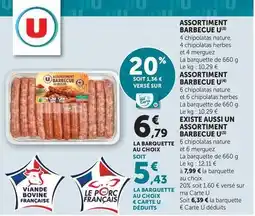 U Express U - assortiment barbecue offre