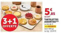 U Express Tartelettes assorties offre