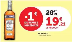 Super U Ricard - 45° offre
