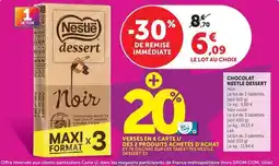 U Express Nestlé - chocolat dessert offre