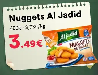 Aljadid Nuggets de poulet