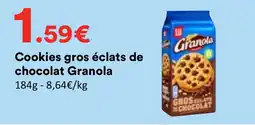 Hmarket Granola Cookies gros éclats de chocolat offre