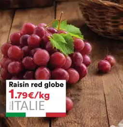 Hmarket Raisin red globe offre