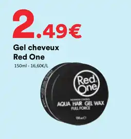Hmarket Red One Gel cheveux offre