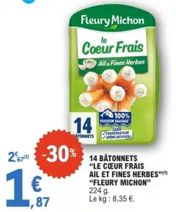 E.Leclerc Fleury Michon le Coeur Frais offre