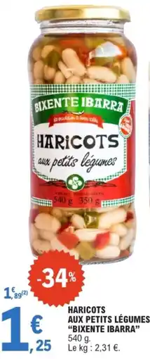 E.Leclerc BIXENTE IBARRA HARICOTS offre
