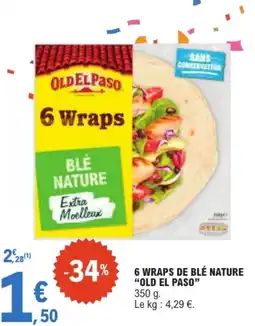 E.Leclerc OLD EL PASO 6 Wraps offre