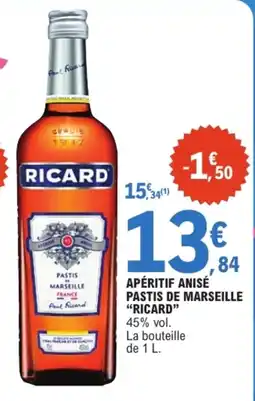 E.Leclerc RICARD APÉRITIF ANISÉ offre