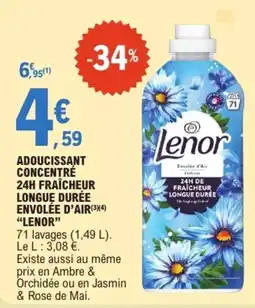 E.Leclerc Lenor Adoucissant concentré offre